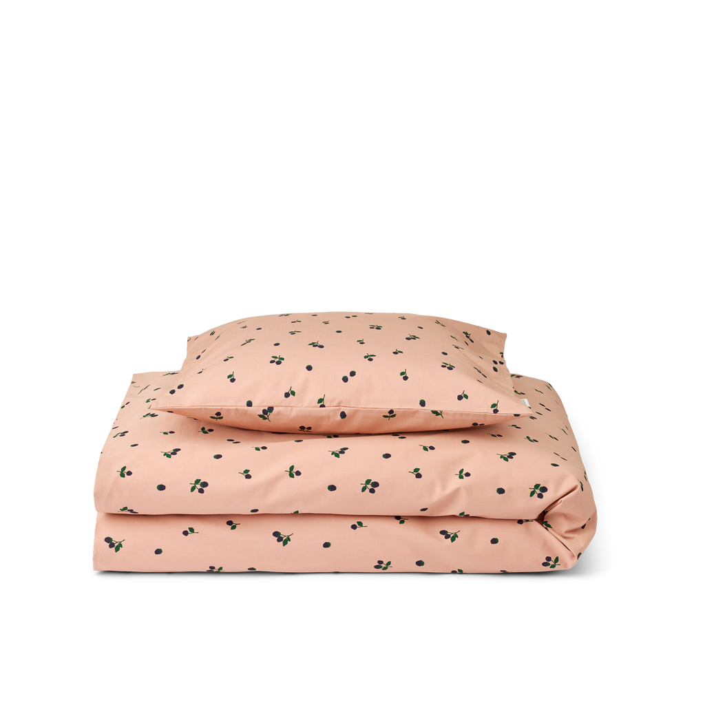 Liewood Ingeborg Junior Printed Bedset | Berry / Pale Tuscany