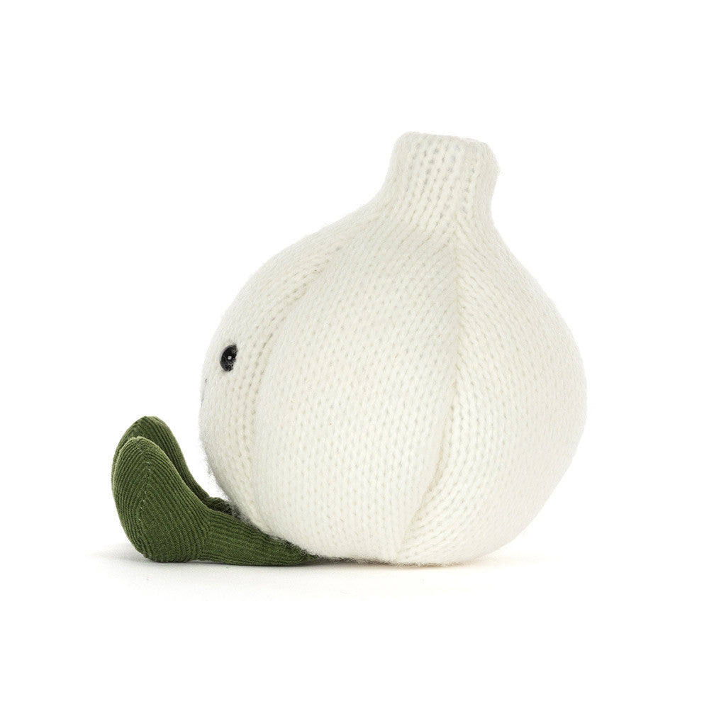 Amuseables Garlic van Jellycat, grappige knuffel om te verzamelen, bij De Gele Flamingo