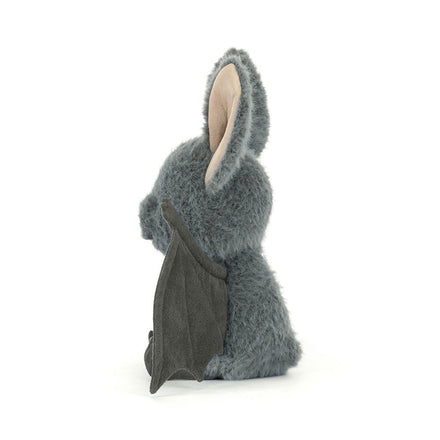 Broox Bat van Jellycat, vleermuisknuffel om te verzamelen, bij De Gele Flamingo