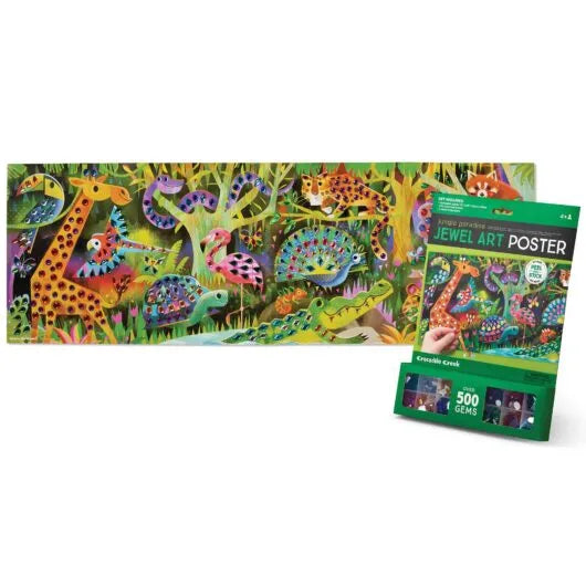 Crocodile Creek Creativity Jewel Art Poster | Paradijs Jungle