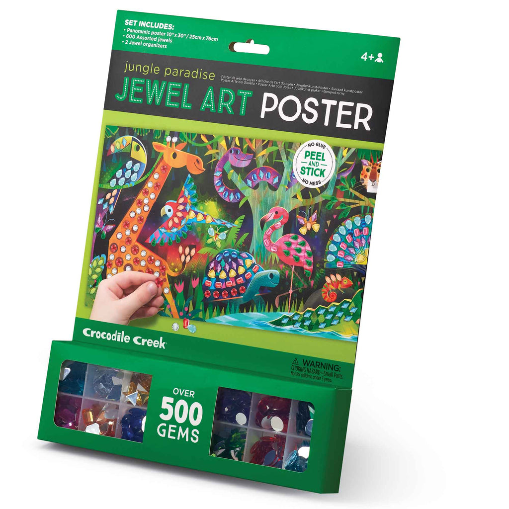 Crocodile Creek Creativity Jewel Art Poster | Paradijs Jungle
