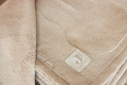 Jollein Deken Wieg 75x100cm Miffy TOG 1.5 | Nougat/Coral Fleece