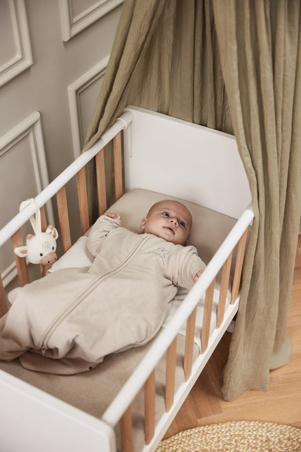 * Jollein Slaapzak Met Afritsbare Mouw 70cm Sleepy Miffy Terry | Nougat