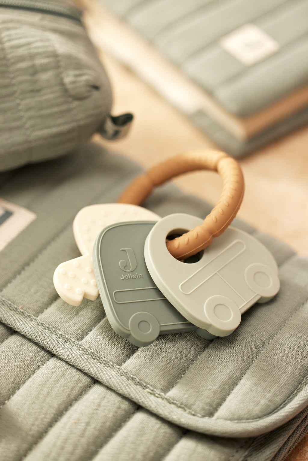 Jollein Siliconen Bijtring Sleutelbos On The Go