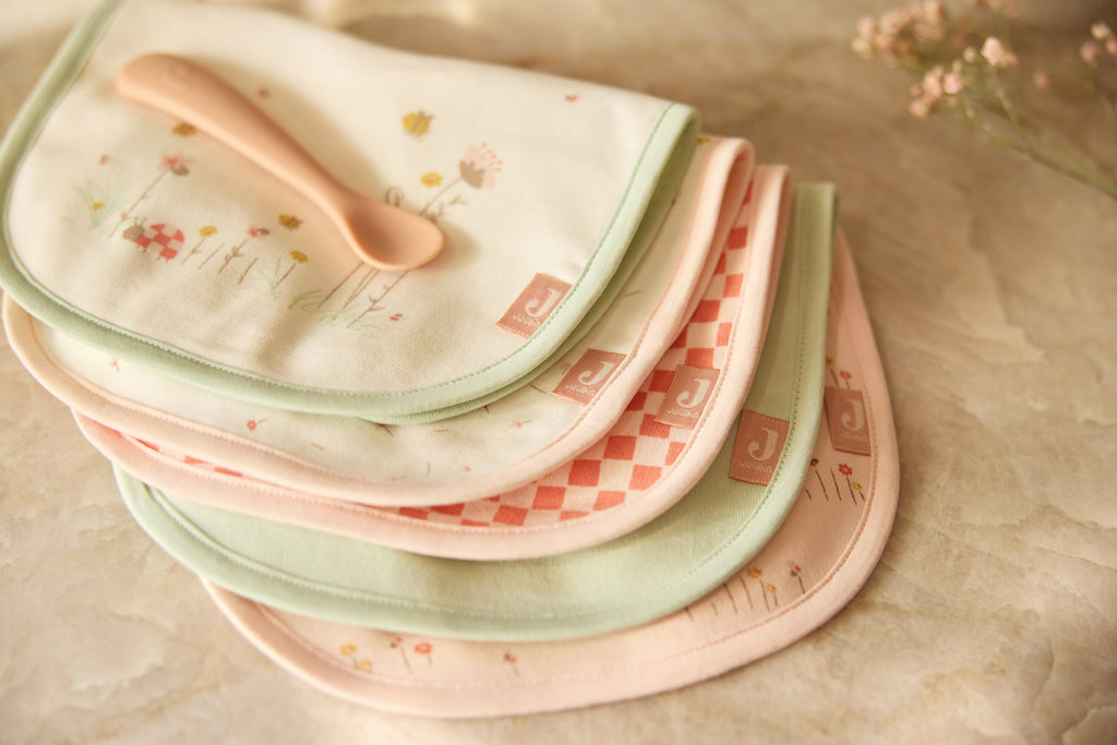 Jollein Slab Jersey Waterproof Pretty Picnic (5pack)