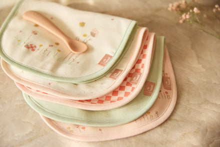 Jollein Slab Jersey Waterproof Pretty Picnic (5pack)