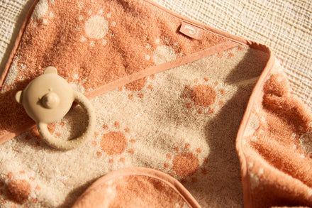 Jollein Badcape Badstof 75x75cm Jacquard Sun