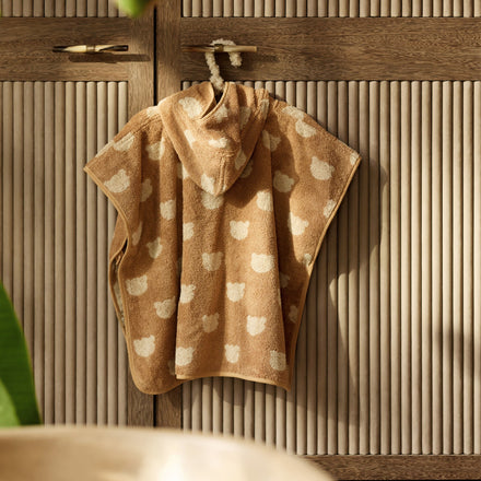 Jollein Badponcho Badstof Jacquard Teddy Bear Reversible