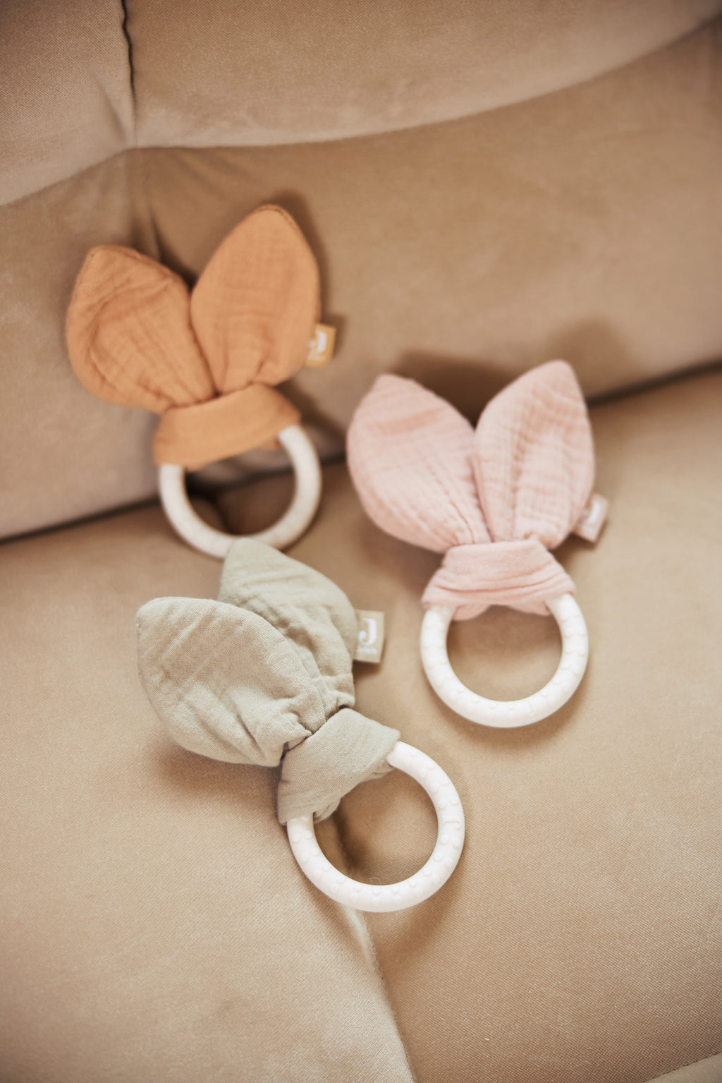 * Jollein Bijtring Siliconen Bunny Ears | Moonstone
