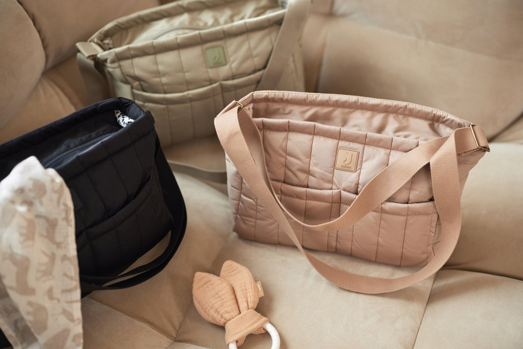 * Jollein Kinderwagen/Buggy Organizer | Puffed Olive Green