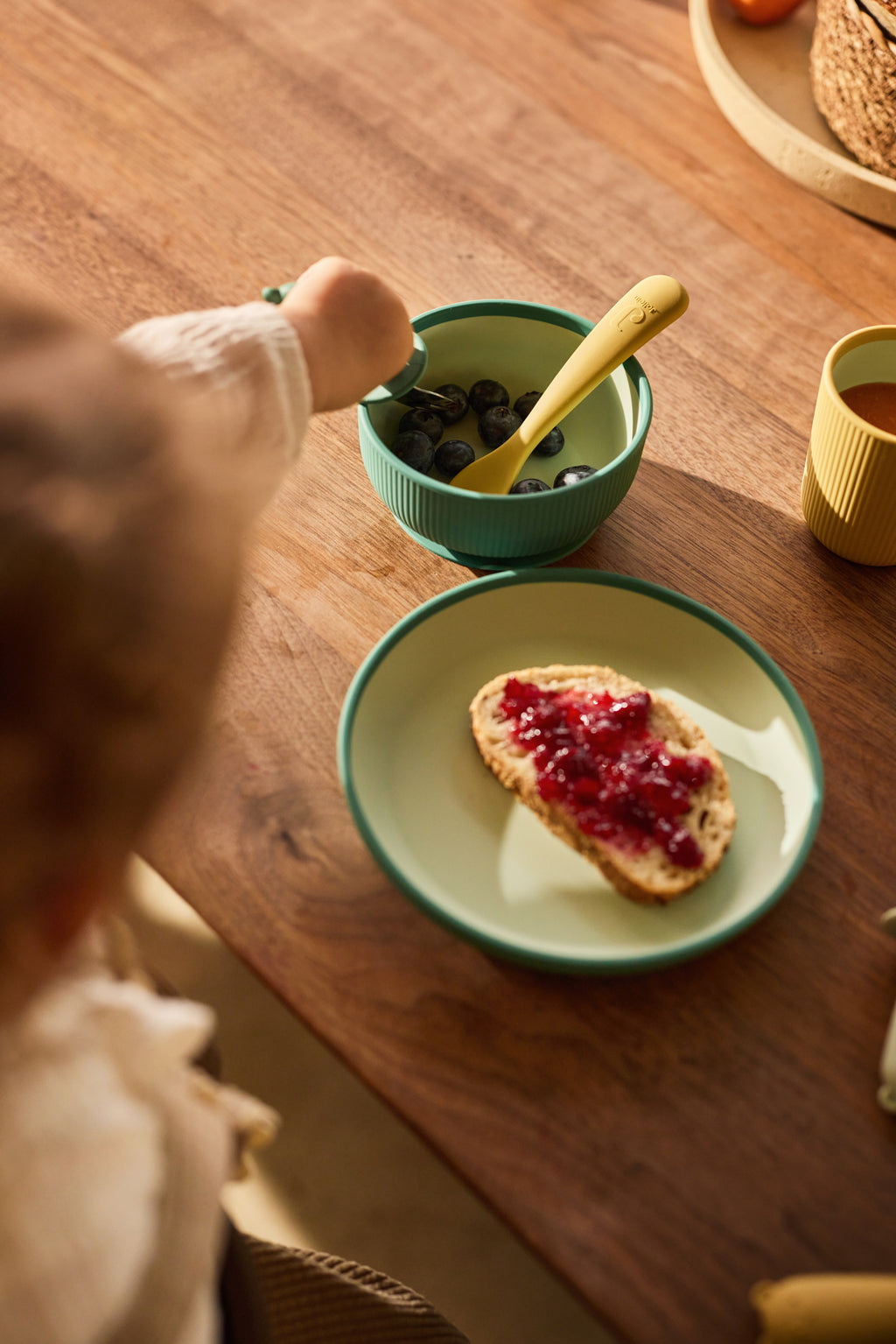 Jollein Kinderserviesset Siliconen | Jade Shades