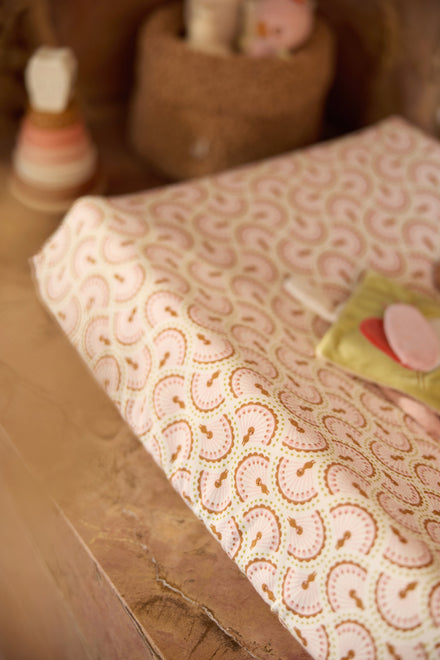 Jollein Aankleedkussenhoes Jersey 50x70cm | Soft Plumes