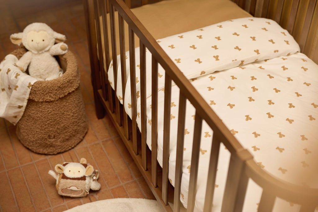 Jollein Hoeslaken Jersey 70/75x140/150cm | Hazel/Oatmeal (2pack)