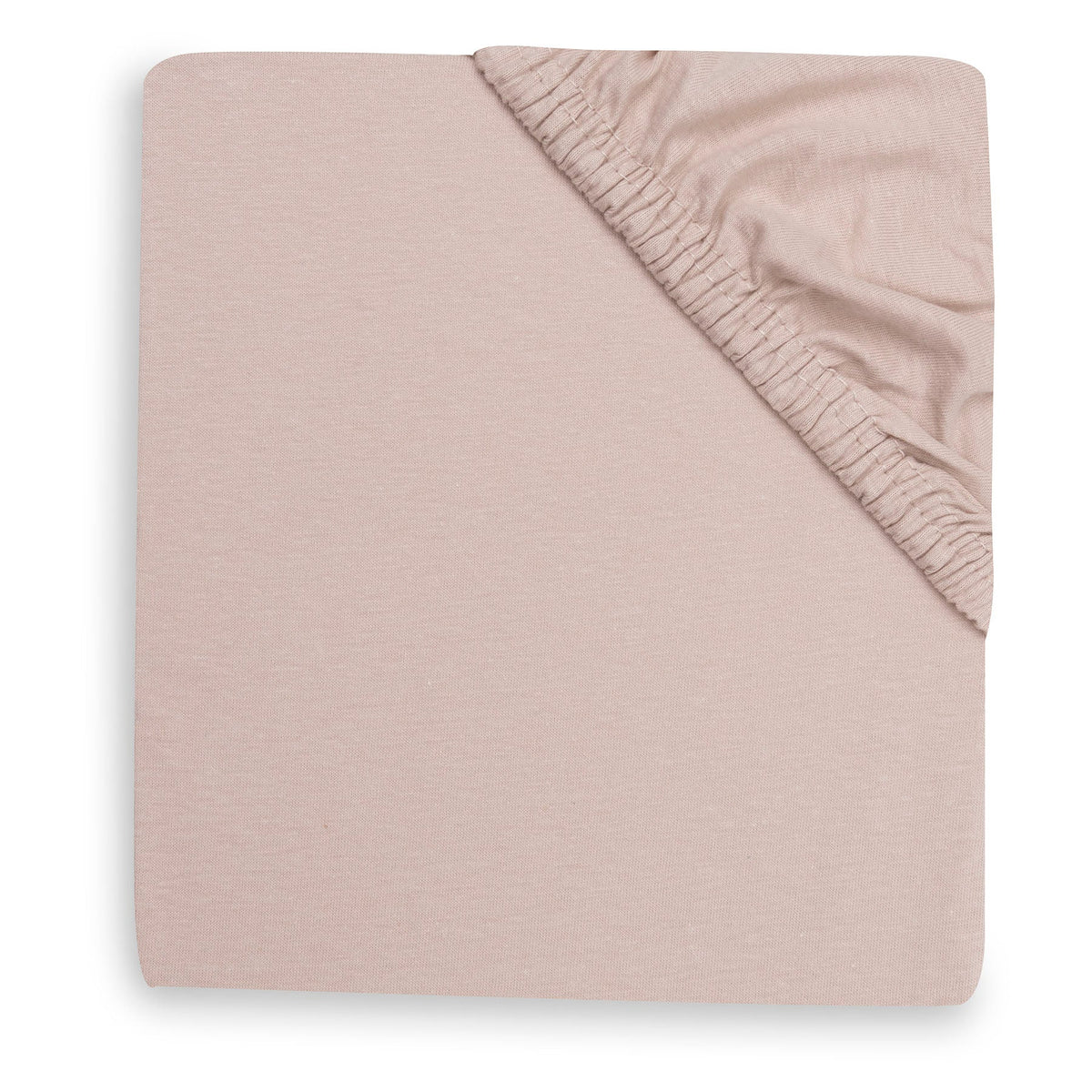 Jollein hoeslaken jersey in de zachte kleur Silk Rose voor een wiegmatras