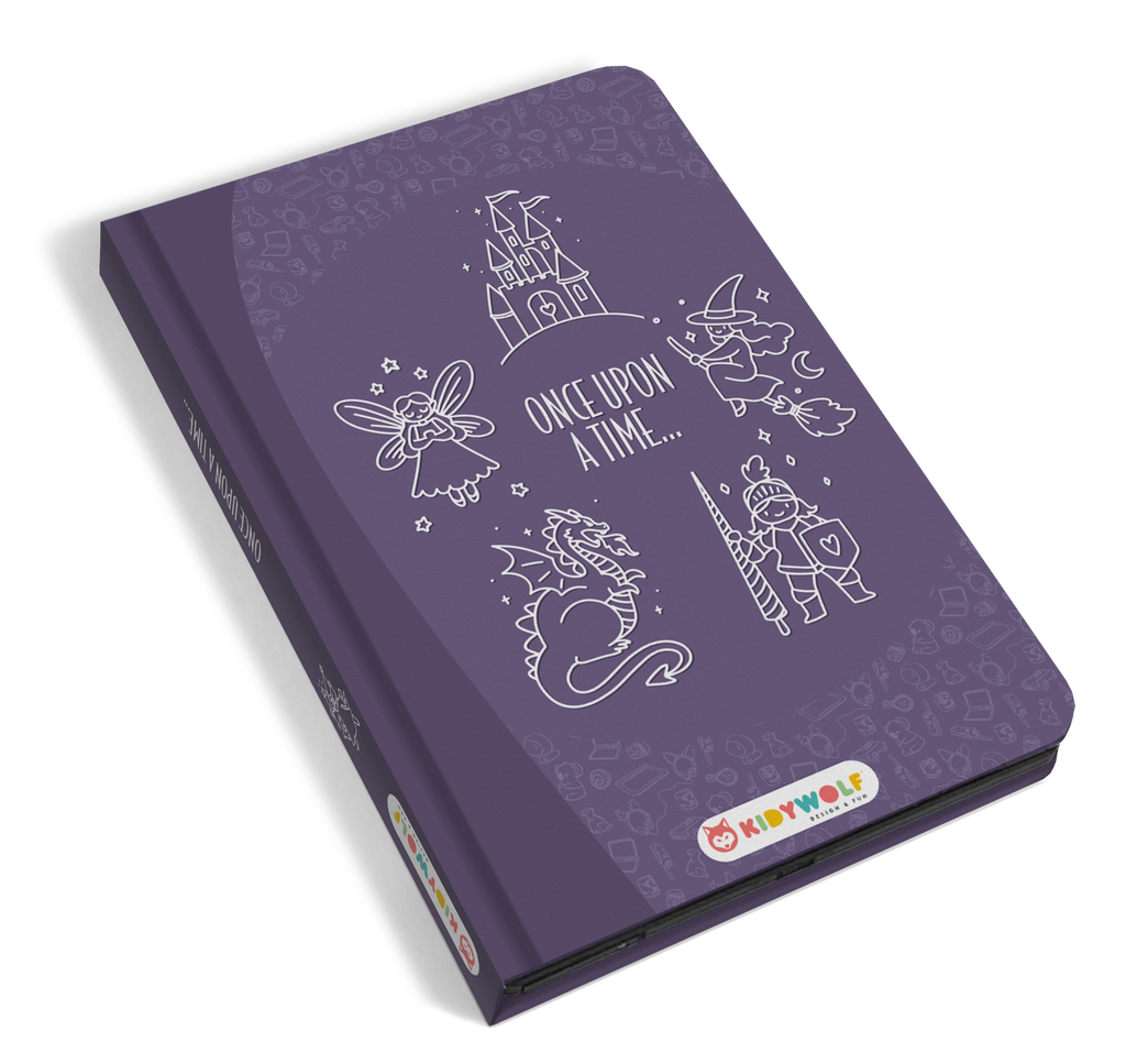 Kidywolf Kidydraw-Mini Tablet 30 Tekeningen | Tekenbord 30 Sprookjes