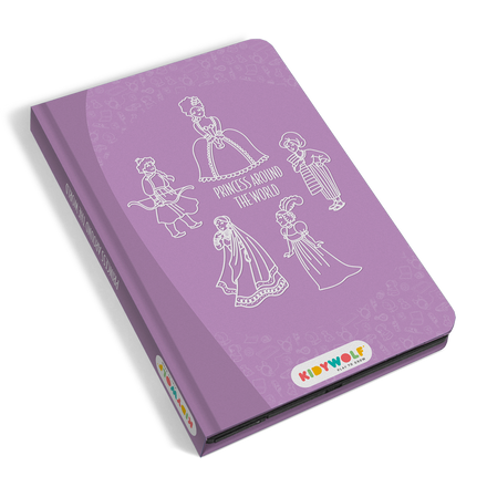 Kidywolf Kidydraw-Mini Tablet 30 Tekeningen | Tekenbord Prinses