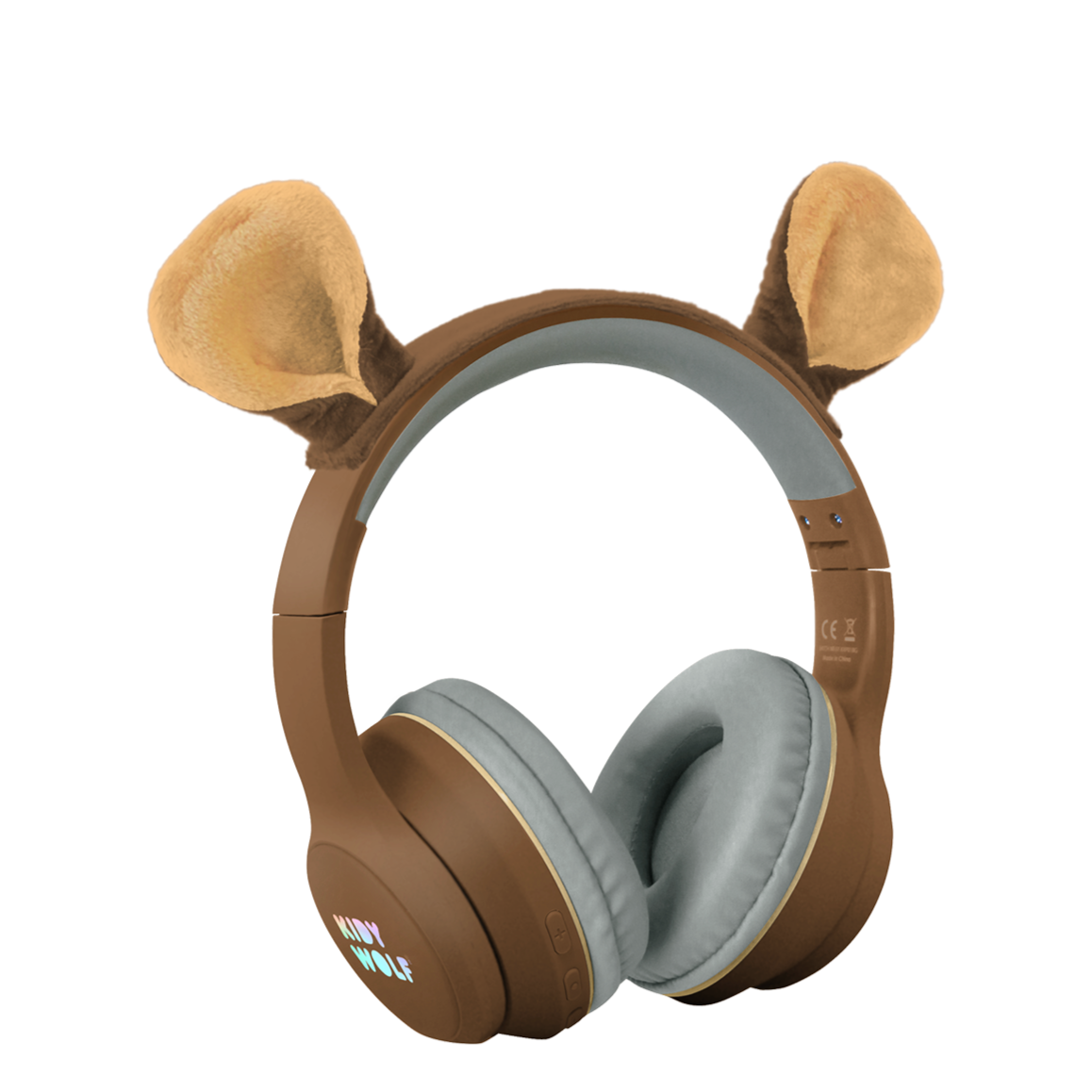 Kidywolf Kidyears Bluetooth Hoofdset Met Magnetische Oren 85 Db | Beer