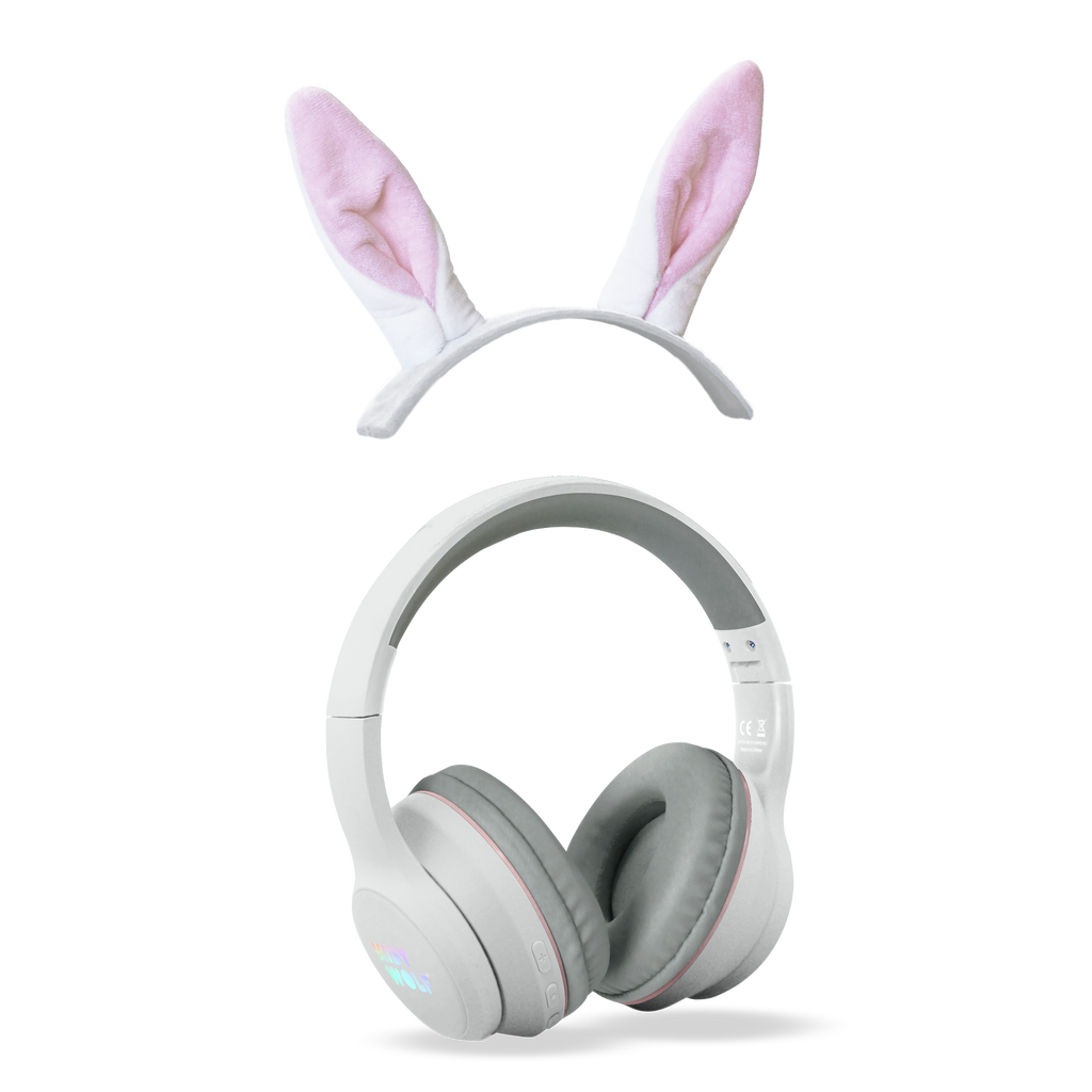 Kidywolf Kidyears Bluetooth Hoofdset Met Magnetische Oren 85 Db | Rabbit