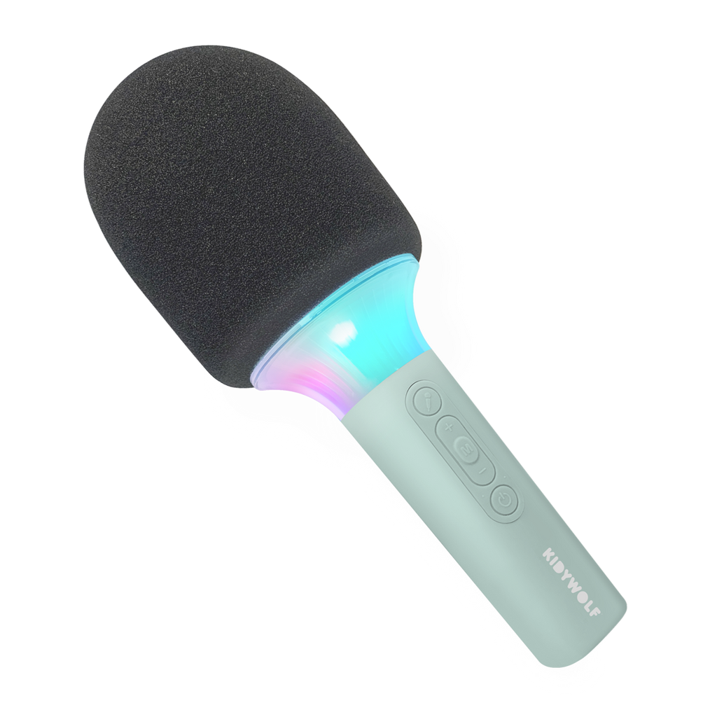 Kidywolf Kidymic Karaoke Micro Met Led | Groen
