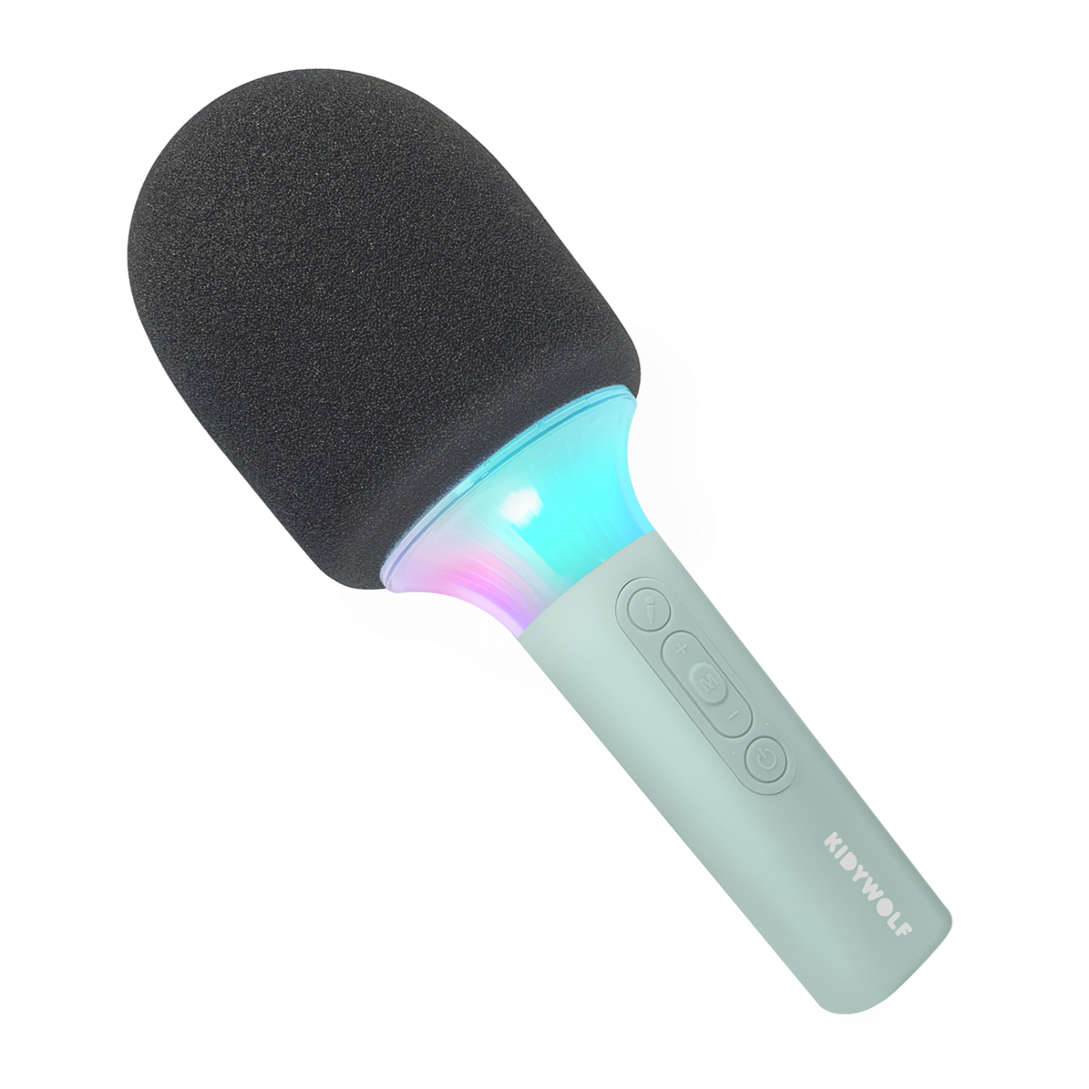 Kidywolf Kidymic Karaoke Micro Met Led | Groen