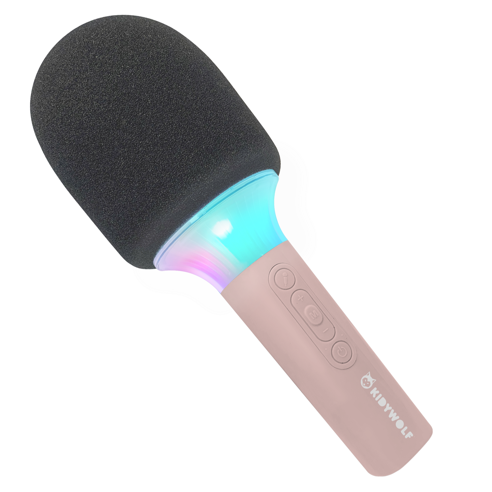 Kidywolf Kidymic Karaoke Micro Met Led | Pink