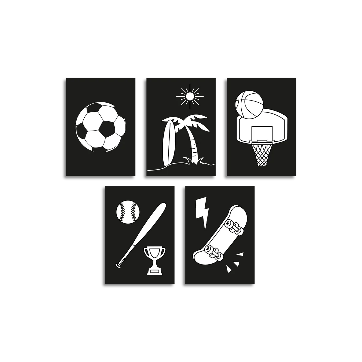 Kidywolf Refill Pack Voor Kidyneon: 3 Designs – Sport