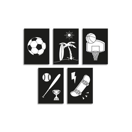 * Kidywolf Refill Pack Voor Kidyneon: 3 Designs – Sport