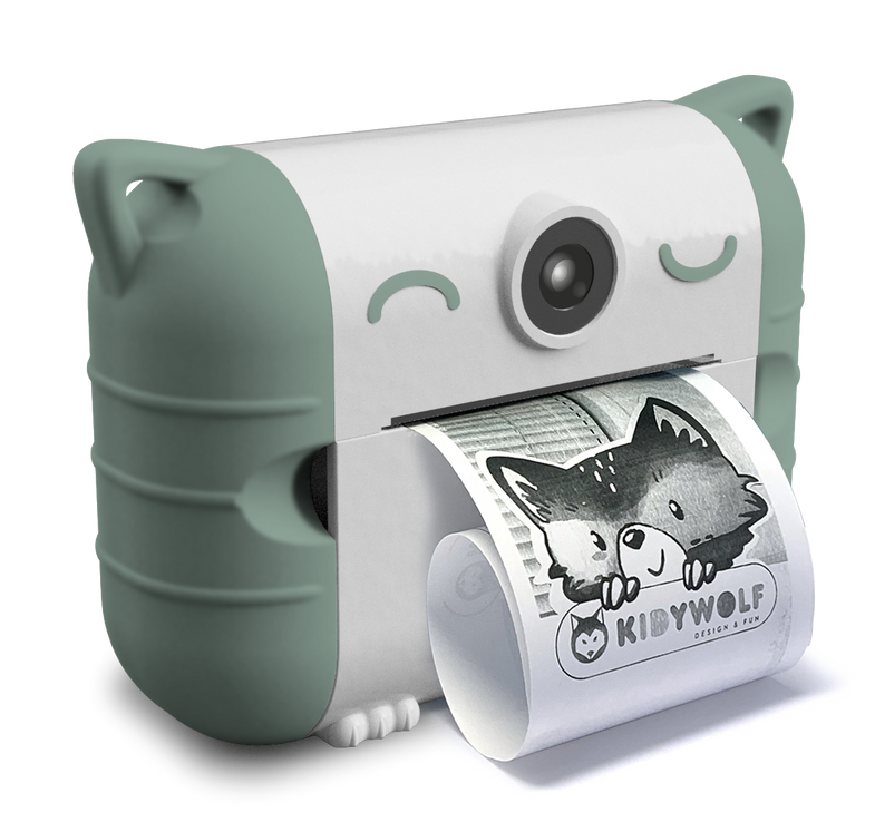 Kidywolf Kidyprint Camera Thermal Printer | Green