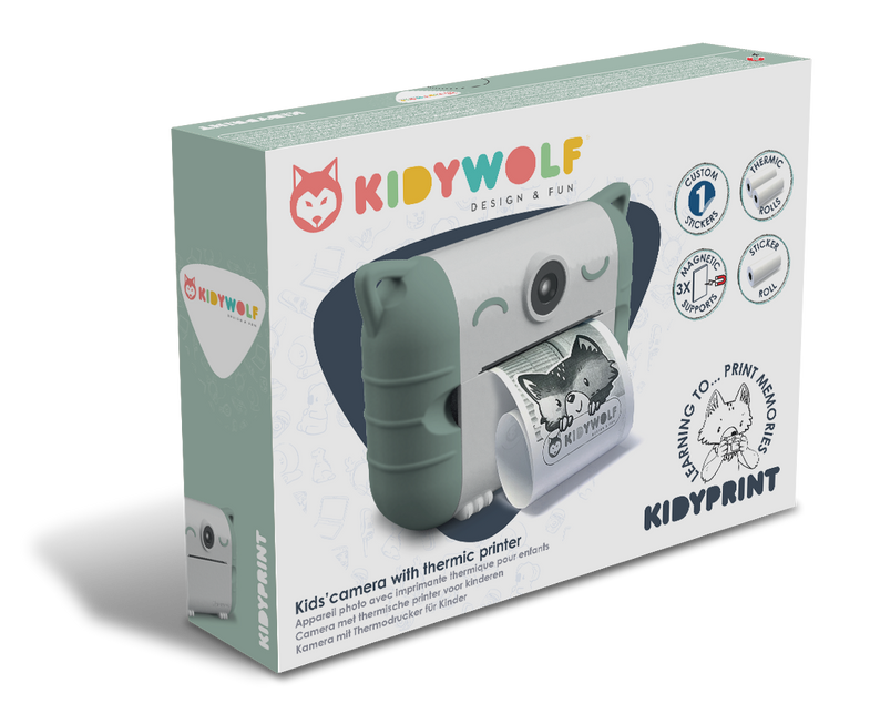 Kidywolf Kidyprint Camera Thermal Printer | Green