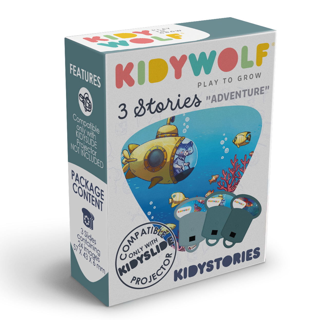 Kidywolf Kidystories voor Kidyslide | Adventure