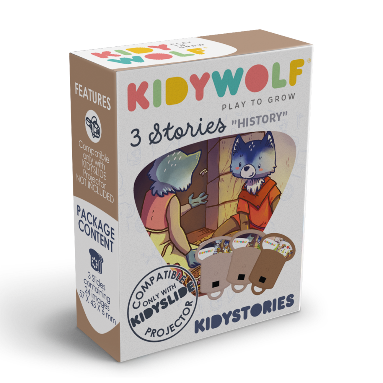 Kidywolf Kidystories voor Kidyslide | History