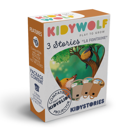 Kidywolf Kidystories voor Kidyslide | La Fontaine