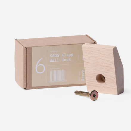 Kaos Klapp Wandhaak Beukenhout