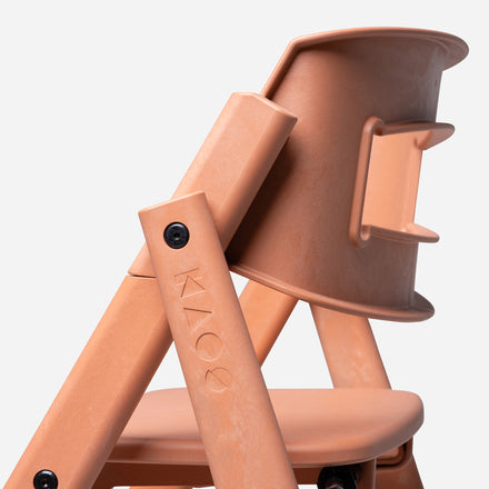 Kaos Klapp Plooibare Meegroei Eetstoel Zonder Beugel Recycled Edtion | Terracotta Pink