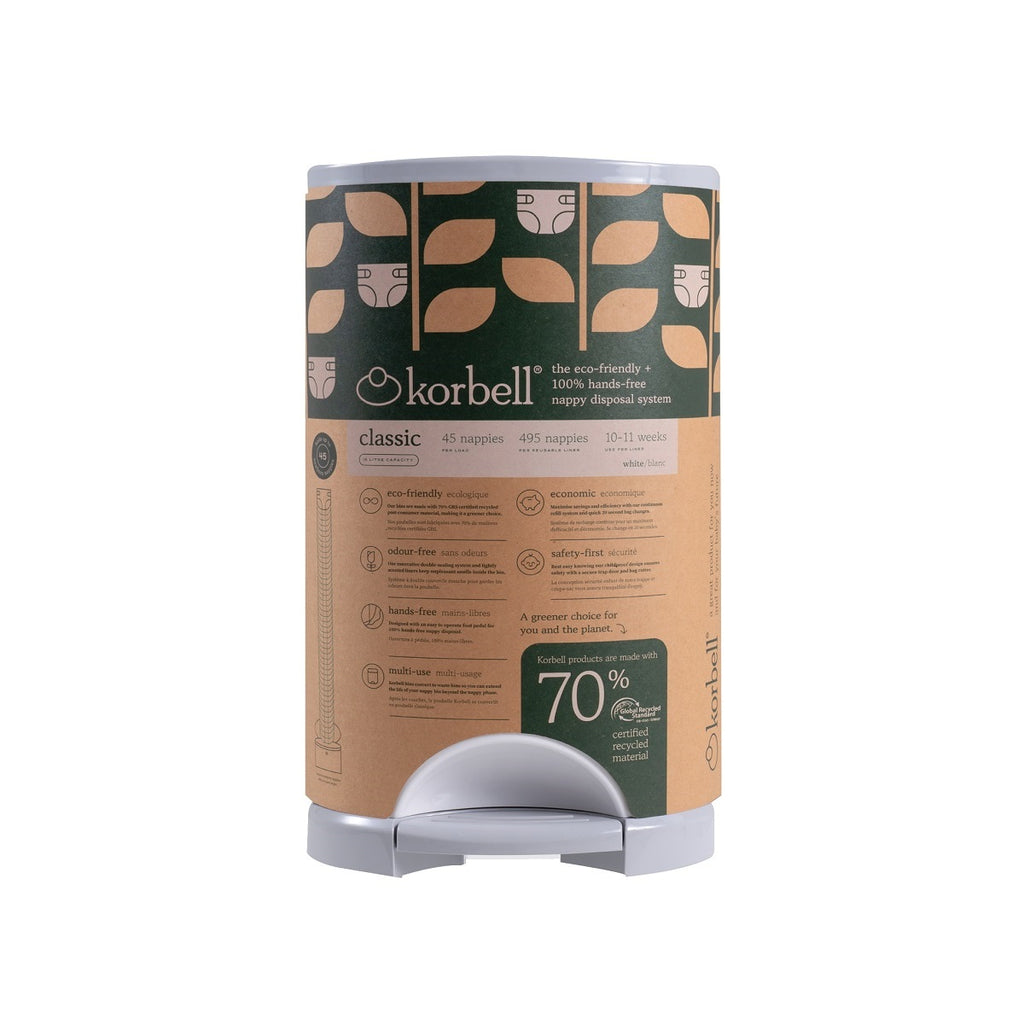 Korbell Luieremmer 16l | Wit