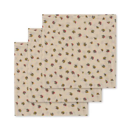 * Konges Sløjd 3 Pack Hydrofiele Doeken Gots | Peonia