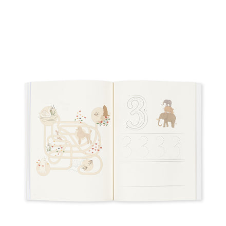 * Konges Sløjd Activity Book With Color Pencils | Off White
