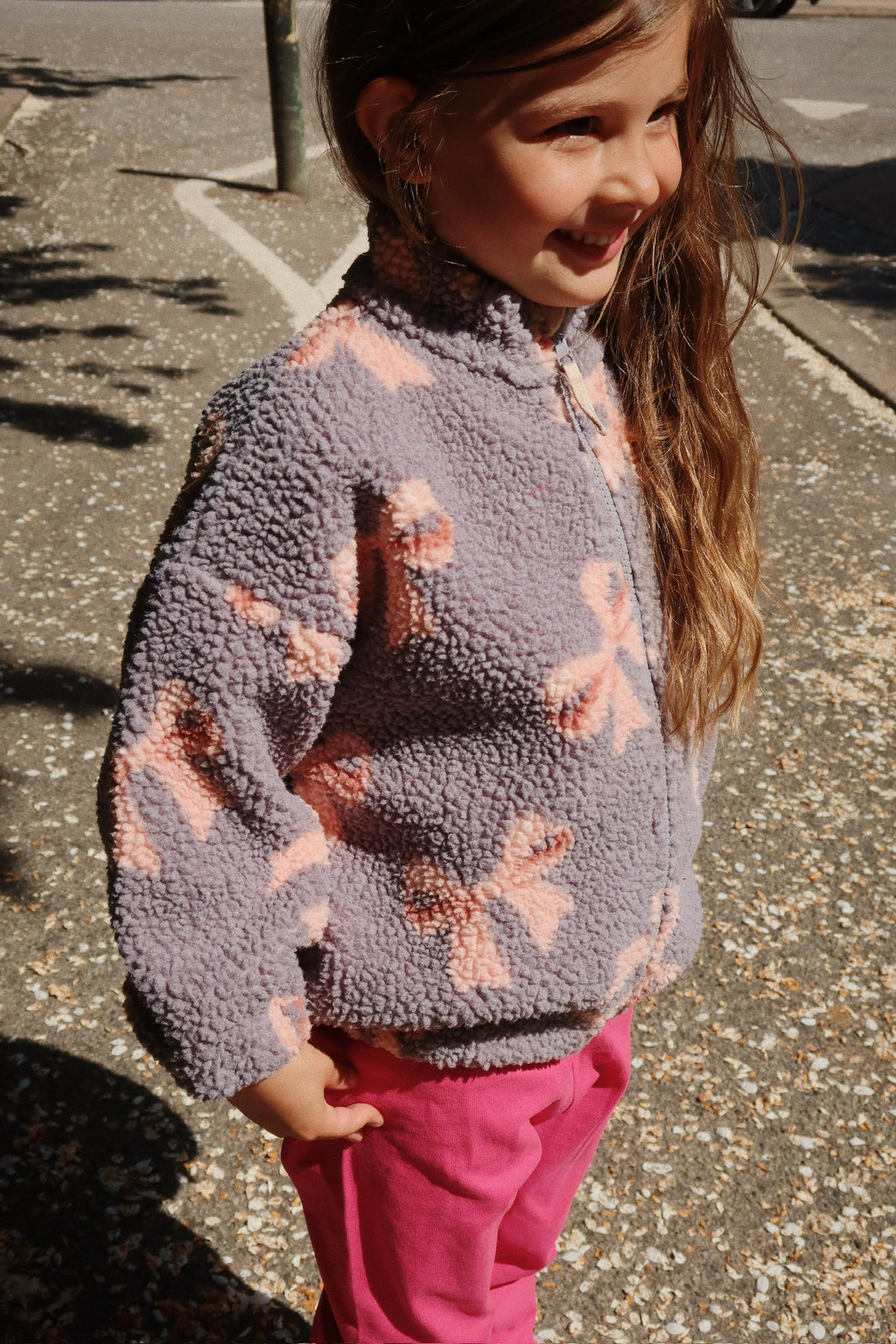 * Konges Sløjd Jody Teddy Winterjas | Bella Blue Bow