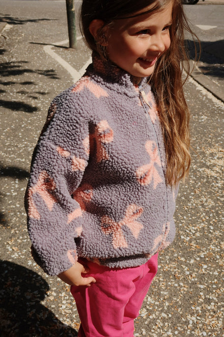 * Konges Sløjd Jody Teddy Winterjas | Bella Blue Bow