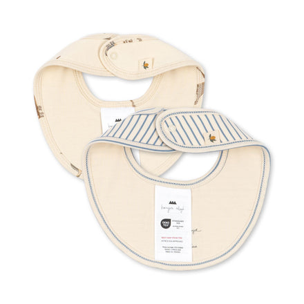 * Konges Sløjd Basic 2 Pack Slab | Kubi/Stripe Bluie