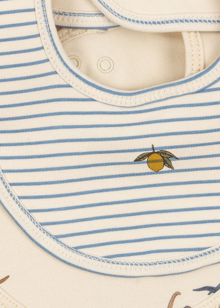 * Konges Sløjd Basic 2 Pack Slab | Kubi/Stripe Bluie