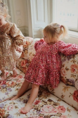 * Konges Sløjd Lila Sequins Bow Jurk | Sparkling Sangria