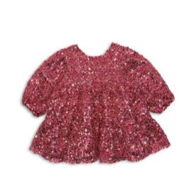 * Konges Sløjd Lila Sequins Bow Jurk | Sparkling Sangria