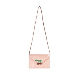 * Konges Sløjd Love Letter Tasje | Pink Glitter