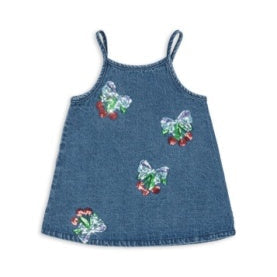 * Konges Sløjd Magot Sequin Strap Jurk | Amarena Sequin