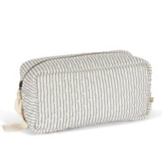 * Konges Sløjd Small Quilted Toilettas | Stripe Bluie
