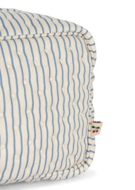* Konges Sløjd Small Quilted Toilettas | Stripe Bluie