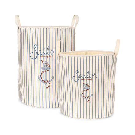 * Konges Sløjd Opbergmanden Set | Sailor Stripe