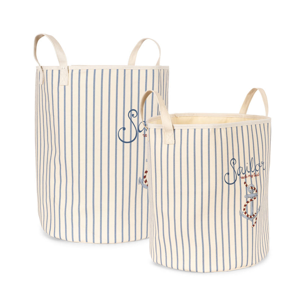 * Konges Sløjd Opbergmanden Set | Sailor Stripe