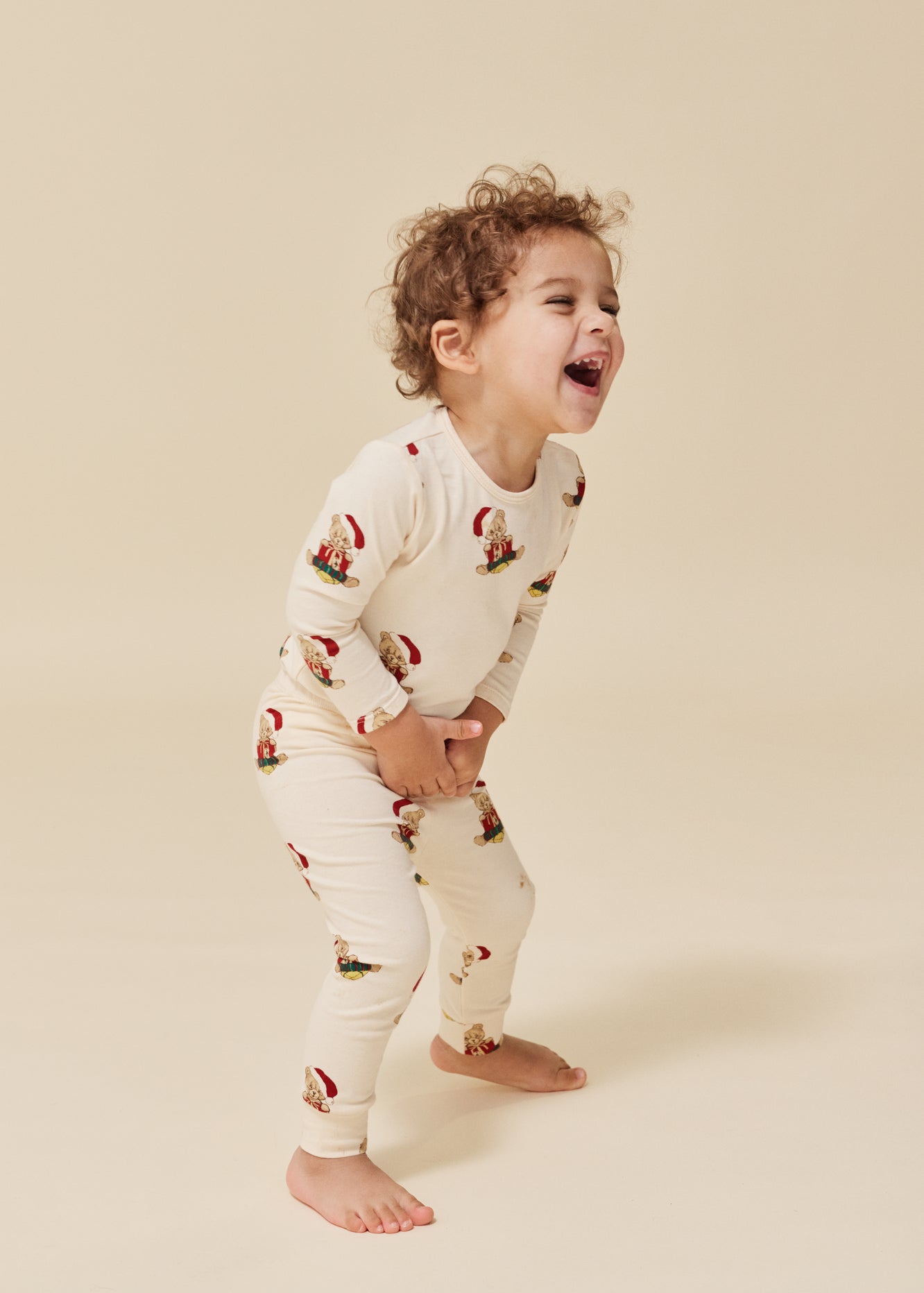 * Konges Sløjd Basic Set Body/Pants Set GOTS | Christmas Teddy